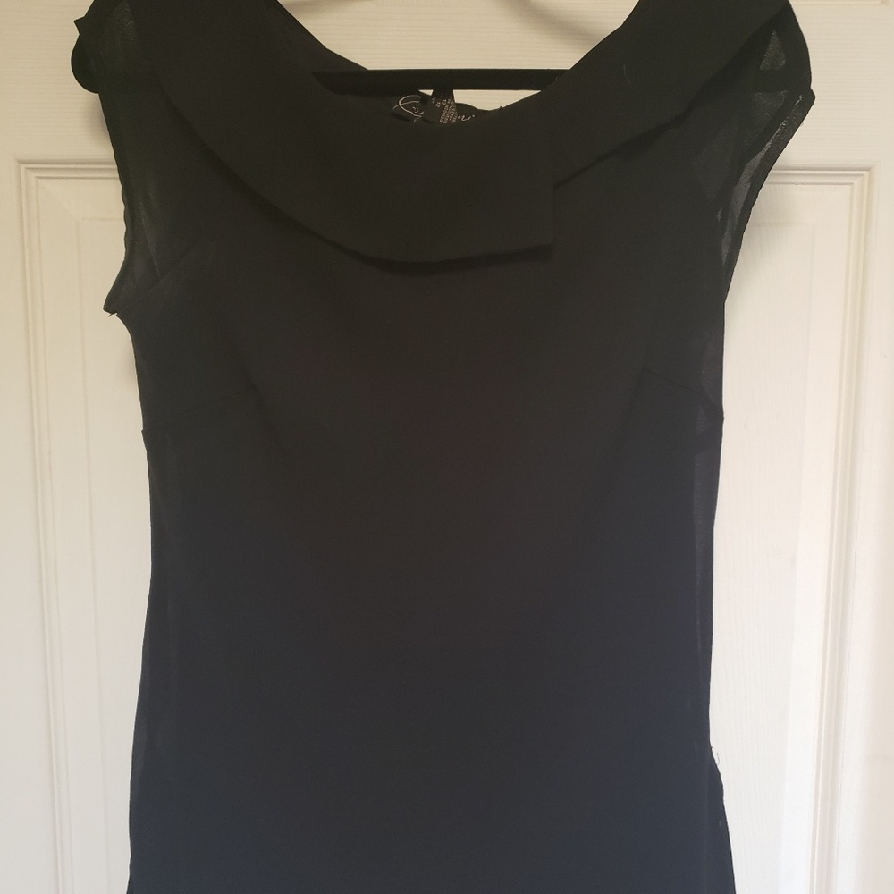 Sheer dress top